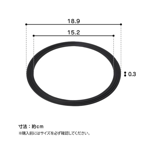 排水口トラップ用 パッキン リブ型 TR