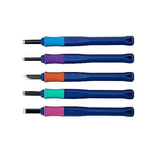 サクラグリップはんが彫刻刀A 1セット(