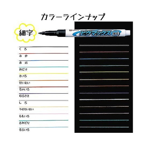 ピグマックス細字 くろ ZPK−S#49