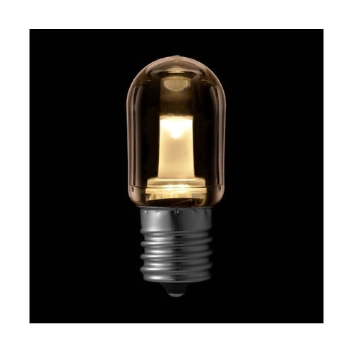 LEDナツメ球電球色 E17 クリア L