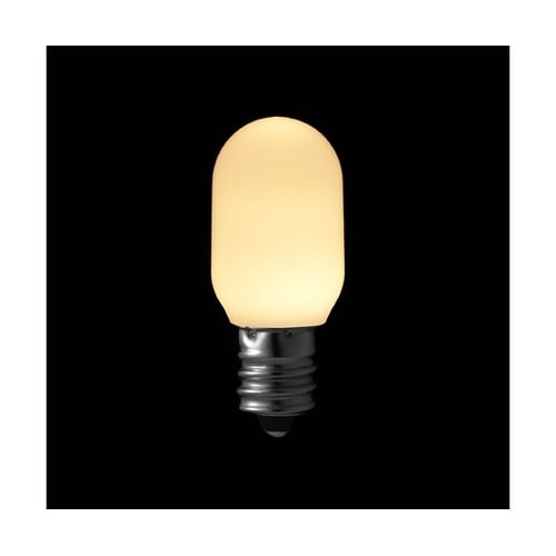 LEDナツメ球電球色 E12 ホワイト