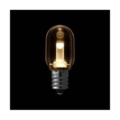 LEDナツメ球電球色 E12 クリア L