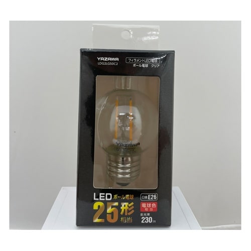 フィラメントLED 25W G50 ボー