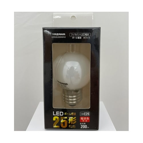 フィラメントLED 25W G50 ボー