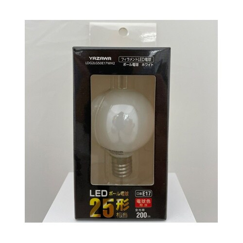 フィラメントLED 25W G50 ボー