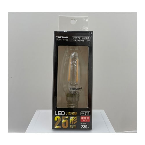 フィラメントLED 25W C32 シャ