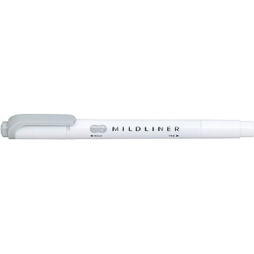 蛍光ペン マイルドライナー マイルドグレ