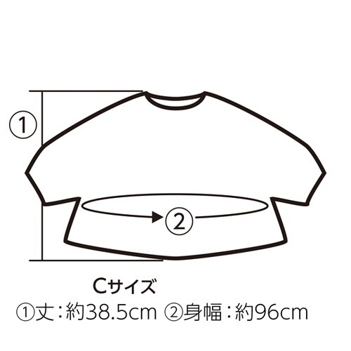 ソフトサテン チュニック C 白 190