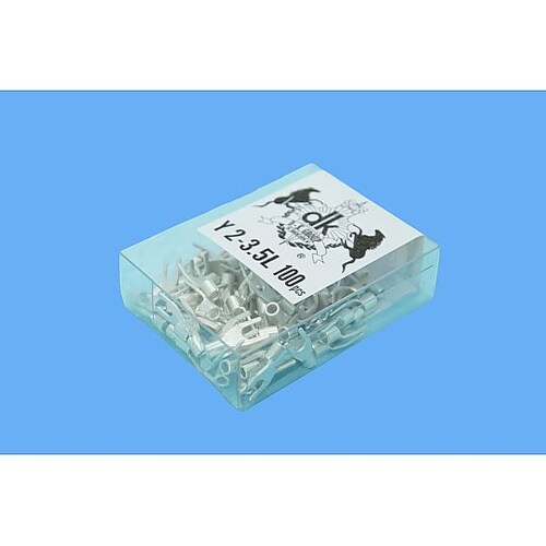裸圧着端子(Y型)先開形 1箱(100個
