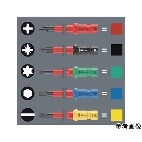 絶縁ヘックスドライバービット 先端サイズ