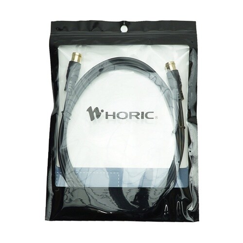 極細アンテナケーブル 2m ブラック 両