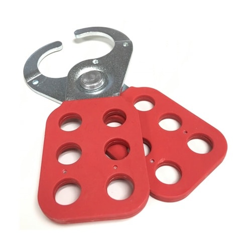 ロックアウト用ハスプ(フック無し)赤 1