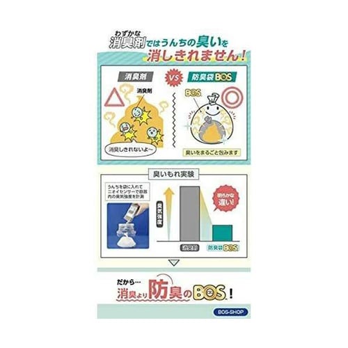 【防災】簡易トイレ BOS非常用 臭わな