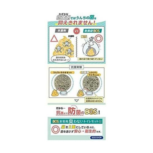 【防災】簡易トイレ BOS非常用 臭わな