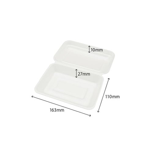 弁当容器 嵌合パック 小 白 1袋(50