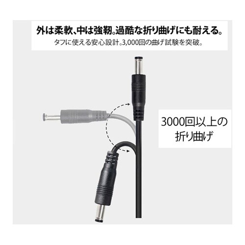 DC延長ケーブル 5.5×2.1mm オ