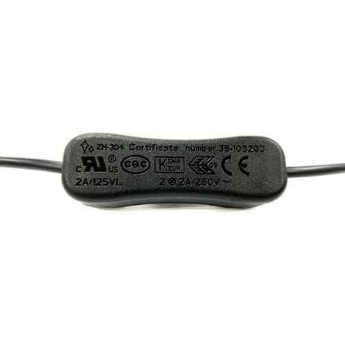 スイッチ付きDC中継ケーブル 5.5×2