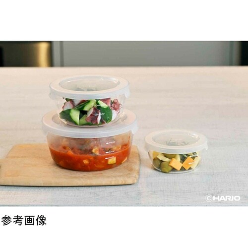 保存容器 1.2L 耐熱ガラス製 丸 M
