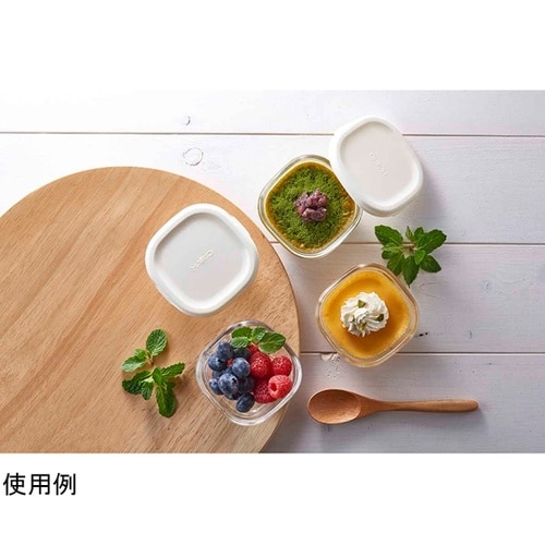 保存容器 110mL 耐熱ミニ角小鉢4個