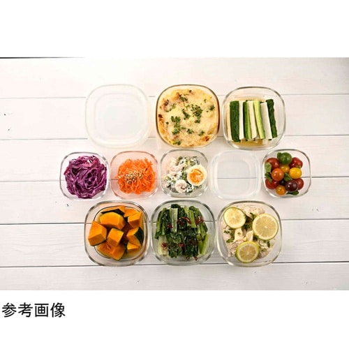 保存容器 250mL 耐熱ガラス製 角型