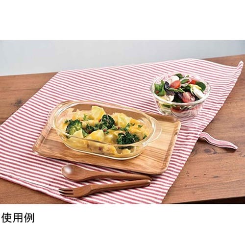 グラタン皿 21cm 耐熱ガラス HGZ