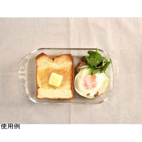 トースター皿 25cm 耐熱ガラス HT