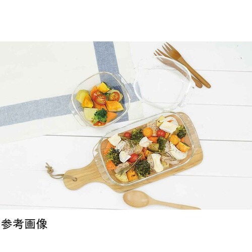 トースター皿 25cm 耐熱ガラス HT