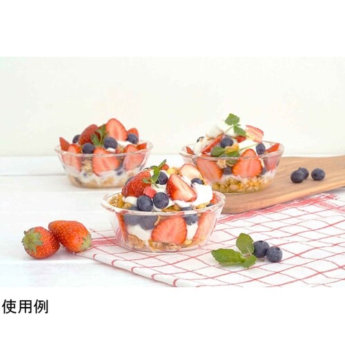 スイーツボウル 12cm 耐熱ガラス 4