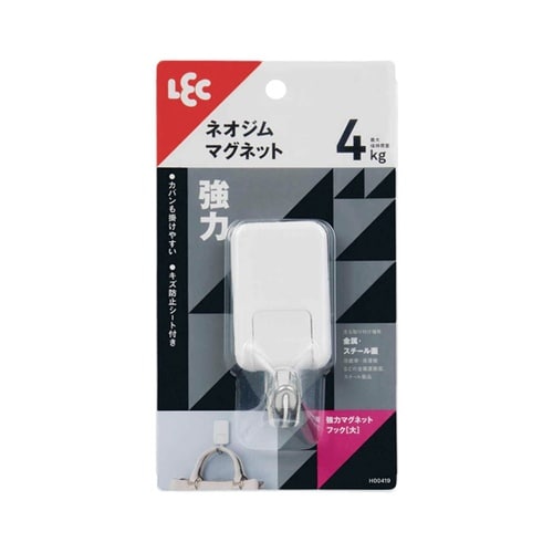 強力 マグネットフック 大 耐荷重4kg
