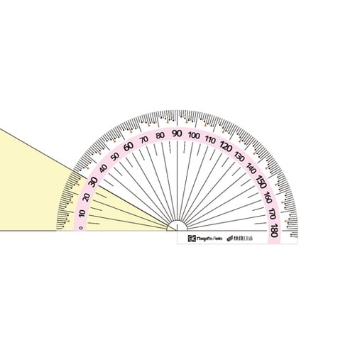 両面分度器 快段目盛 SCP−90DKD
