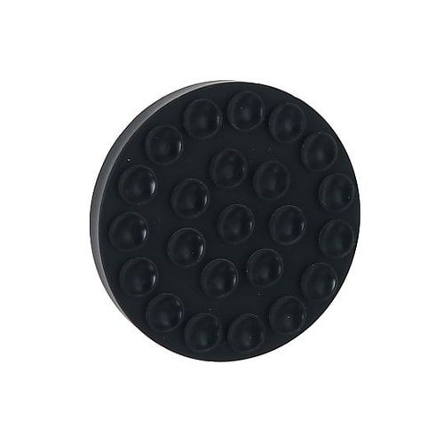 エッジ付吸盤防振ゴム バラ 黒77mm