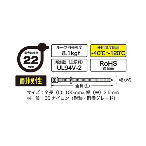 耐熱耐候タイ100UVH−50 LT−1