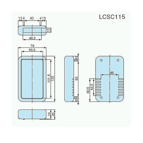 LCSC型シリコンカバー(サイズ:W74