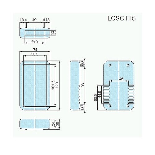 LCSC型シリコンカバー(サイズ:W74