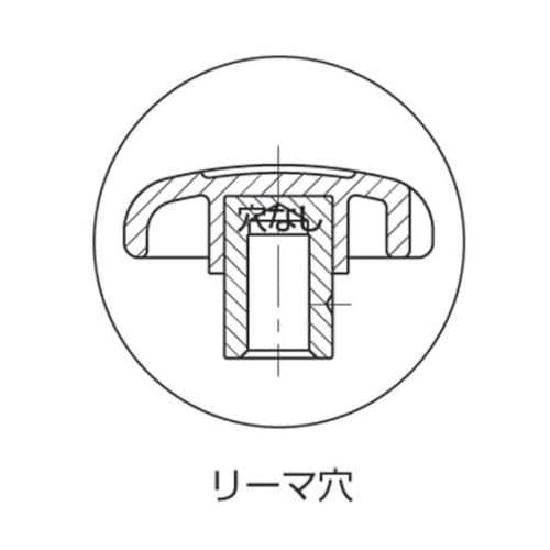 EK63R エンプラノブ(リーマ穴)63