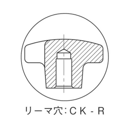 CK40R クロスノブ(リーマ穴)40