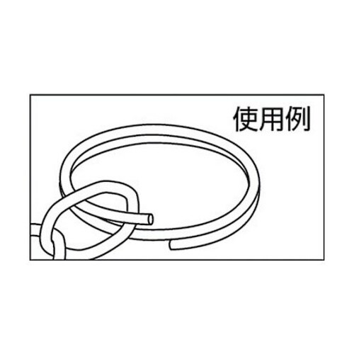 P819 ニッケルWリング0.8X5mm