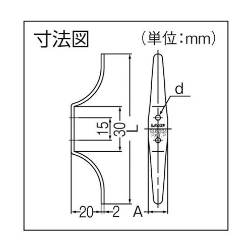 RB102 ステンレスコ−ド掛RB型