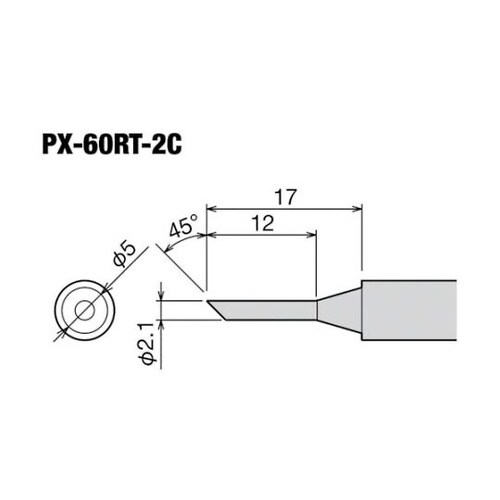 PX60RT2C 交換こて先2C
