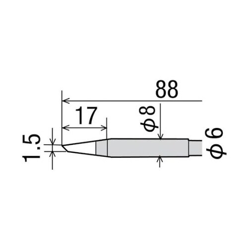 R6BC 替こて先 φ6BC型
