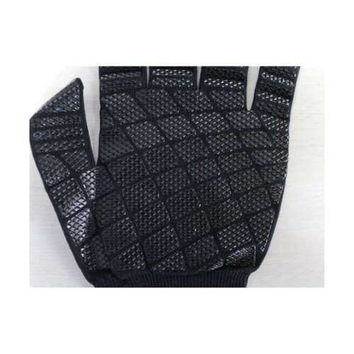 すべり止め手袋 吸ちゃん ブラック L