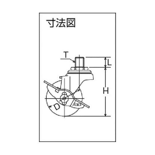 415A10R65 自在ゴム車