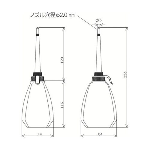 300GNジェットオイラー角型グリーン