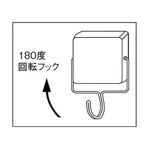 OH27MW強力マグネットフック5kg白