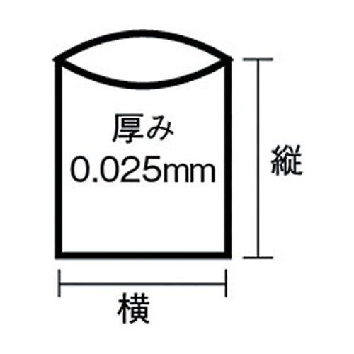 20型ポリ袋 半透明 W−20 1袋(1