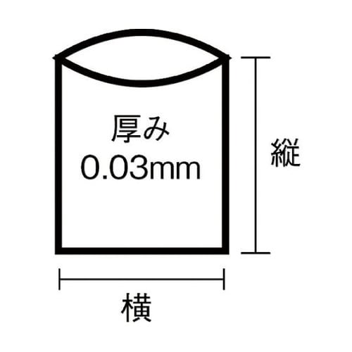スタンダードポリ袋17号(0.03mm)