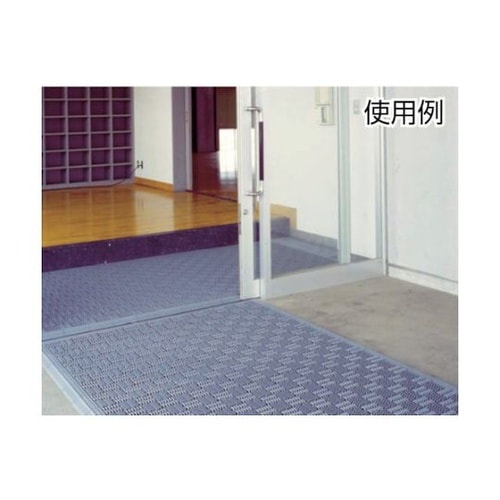 クロスラインマットエース コーナー グリ