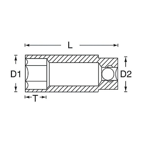 11409 1/4DR 9MMソケット