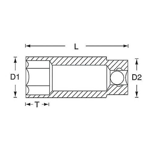 12208 3/8DR ディープソケット