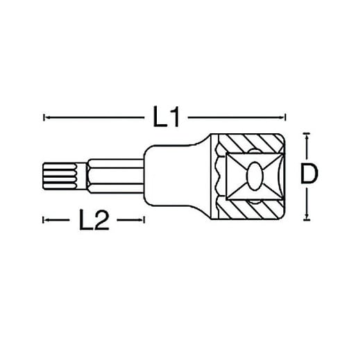 22970 ヘクスローブビットソケット